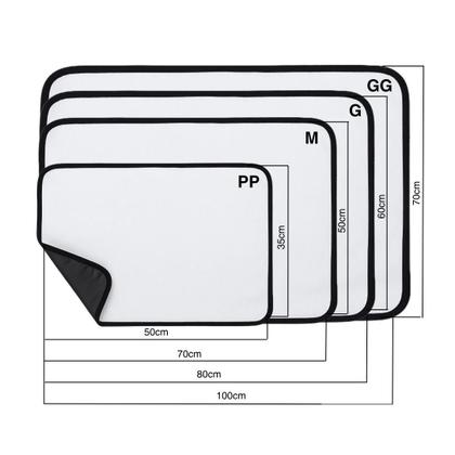 Imagem de Kit 3 Tapetes Higiênicos Lavável Super Absorção 200 Lavagens 70x50cm