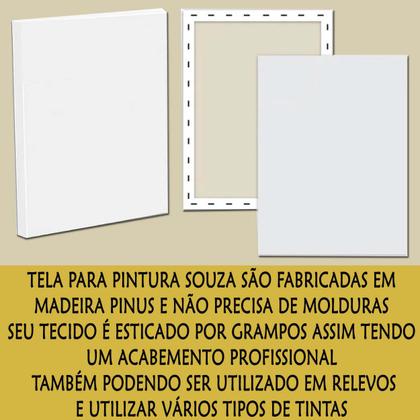 Imagem de Kit 3 Telas 40x50 Cm Souza Para Pinturas E Artesanatos