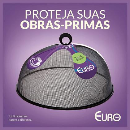 Imagem de Kit 3 Telas Protetoras 30 / 35 / 37cm Pretas Euro Home