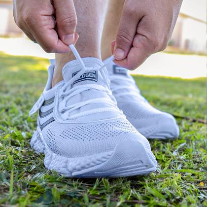 Imagem de Kit 3 Tênis Masculino Esportivo Corrida Caminhada Confortável Dia A Dia