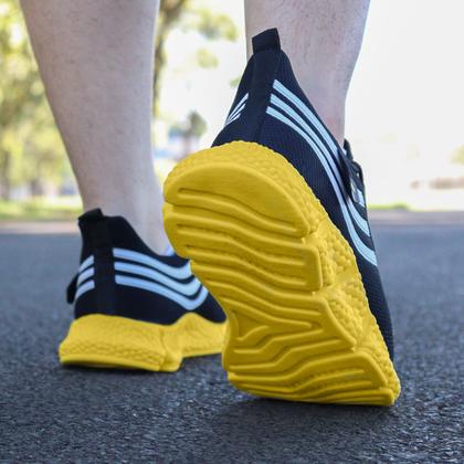 Imagem de Kit 3 Tênis Masculino Esportivo Corrida Caminhada Confortável Dia A Dia