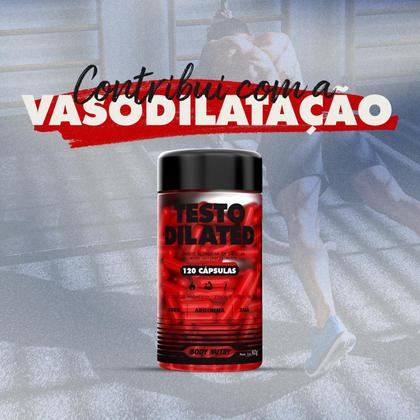 Imagem de Kit 3 Testo Dilated Body Nutry, pote 120 cápsulas cada com Vitaminas e Minerais, Boro, Arginina, Magnésio, e Vitamina B6
