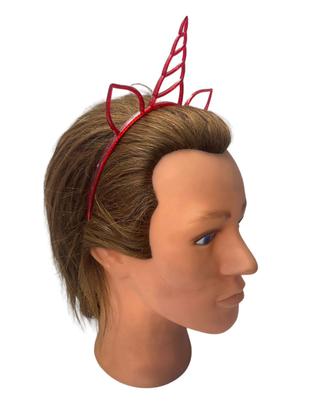 Imagem de Kit 3 Tiaras Arco com Glitter Unicórnio Colorido Fantasia
