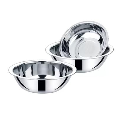 Imagem de Kit 3 Tigelas Inox Saladeira Bacia 23cm