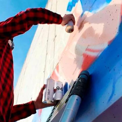 Imagem de Kit 3 Tinta Spray Fosca 94mtn 400ml Cores Grafite Multiuso