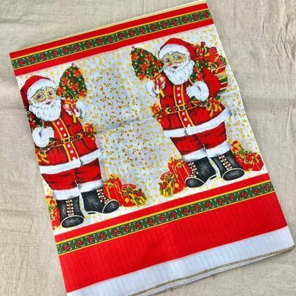 Imagem de Kit 3 Toalhas De Mesa Estampa De Natal P/ Mesa C/4 Cadeiras