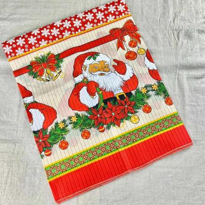 Imagem de Kit 3 Toalhas De Mesa Estampa De Natal P/ Mesa C/4 Cadeiras