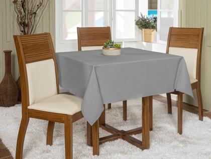 Imagem de Kit 3 Toalhas De Mesa Oxford 1,45x1,45 Quadrada Várias Cores Buffet