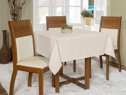 Imagem de Kit 3 Toalhas De Mesa Oxford 1,45x1,45 Quadrada Várias Cores Buffet
