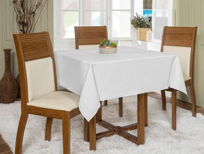 Imagem de Kit 3 Toalhas De Mesa Oxford 1,45x1,45 Quadrada Várias Cores Buffet