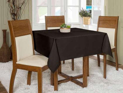 Imagem de Kit 3 Toalhas De Mesa Oxford 1,45x1,45 Quadrada Várias Cores Buffet