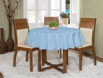 Imagem de Kit 3 Toalhas De Mesa Oxford Redonda 1,45m 4 lugares Várias Cores Buffet