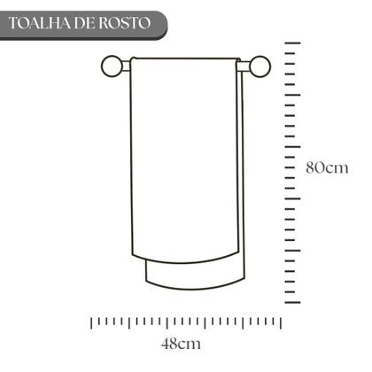 Imagem de Kit 3 Toalhas de Rosto Fio Penteado Lumina Karsten  Maciez e Durabilidade
