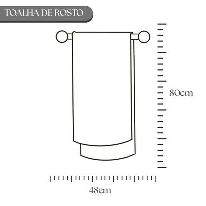 Imagem de Kit 3 Toalhas de Rosto Karsten Lumina  Toque Suave e Tratamento Antipilling