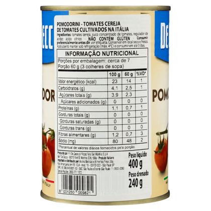 Imagem de Kit 3 Tomate Cereja Italiano Pomodorini De Cecco Lata 400g