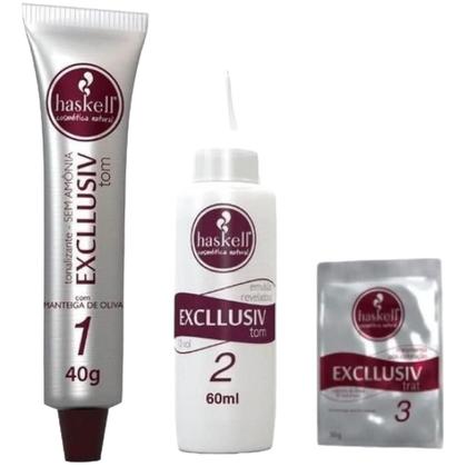 Imagem de Kit 3 TONALIZANTE HASKELL 466 CASTANHO MEDIO VERMELHO INTENSO
