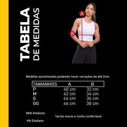 Imagem de Kit 3 Top Cropped Regata Canelado Feminino Blusa Básica