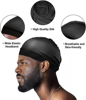 Imagem de Kit 3 Touca De Compressão Wavecap Waves Caps Para Penteados