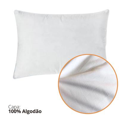 Imagem de Kit 3 Travesseiros 70x50 80% Penas 20% Plumas de Ganso - Confortável