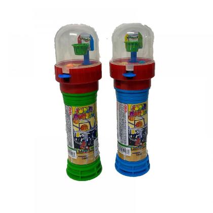 Kit 3 Tubetes Bolhaha Sabão Super Bubble com Jogo Basquete - Matoys Imagem de Kit 3 Tubetes Bolhaha Sabão Super Bubble com Jogo Basquete