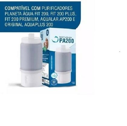 Imagem de Kit 3 un Refil filtro Água Pa200 Compatível com FIT 200, FIT 200 Premium, Aquaplus 200, Améris AM200 e Aqualar AP200.