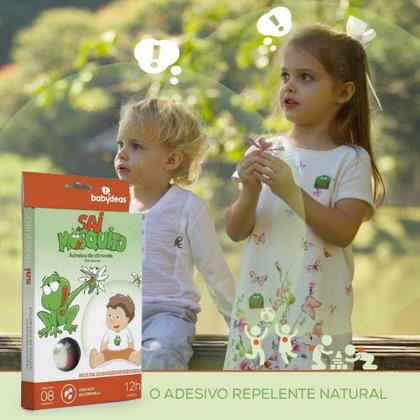 Imagem de Kit 3 un Sai Mosquito Repelente Natural Adesivo Babydeas