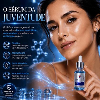 Imagem de Kit 3 Und FortSkin GHK-CU 10% (Peptídeo de Cobre) Sérum Repair 30ml FortLife