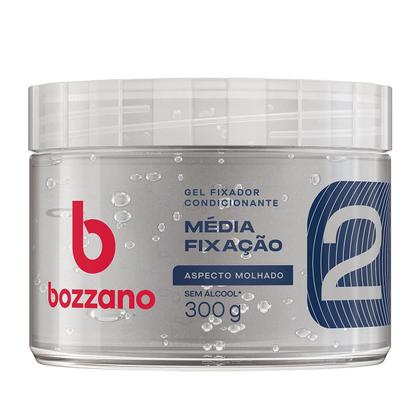 Imagem de Kit 3 und Gel Fixador Bozzano Incolor Fixação Média 300g