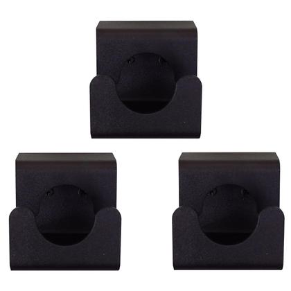 Imagem de Kit 3 uni Suporte de Garrafas Strassis Design SD-2001 Metal Cor: Preto