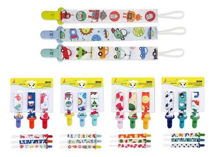 Imagem de Kit 3 Unid. Prendedor Clipe Chupeta Menino Melhor Qualidade