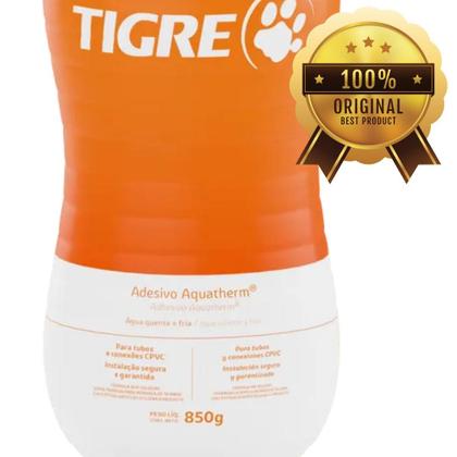 Imagem de Kit 3 Unidades Adesivo Cola Aquatherm CPVC Tigre Frasco 850g