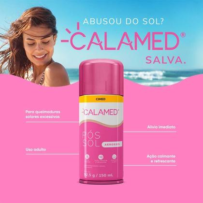 Imagem de Kit 3 Unidades Calamed Aerossol 150 ml