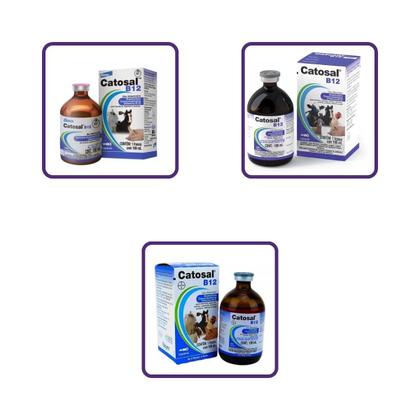 Imagem de Kit 3 Unidades - Catosal B12 Vitamina 100ml Elanco