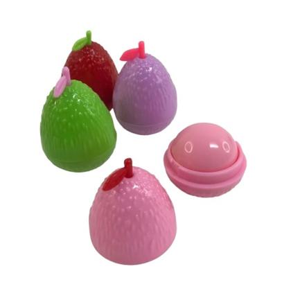 Imagem de Kit 3 unidades de lip balm formato fruta suave com aroma doce fofo