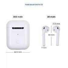 Imagem de Kit 3 Unidades - Fone De Ouvido Bluetooth Tws Sem Fio I12 Touch Recarregavel