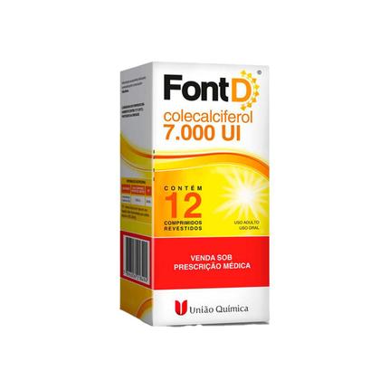 Imagem de Kit 3 unidades Vitamina D Font D 7.000 UI c/ 12 cpr