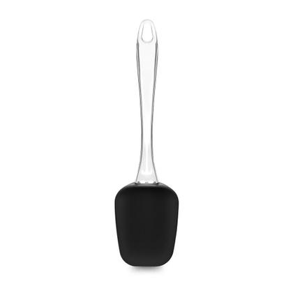 Imagem de Kit 3 Utensílios Acrílico e Silicone Pegador Espátula- Preto