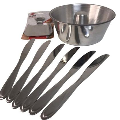 Imagem de Kit 3 utensilios para Confeitaria com ferramentas para doces cozinha pratica