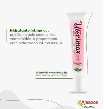 Imagem de Kit 3 Uterimax Hidratante Intimo c/ Aplicador 