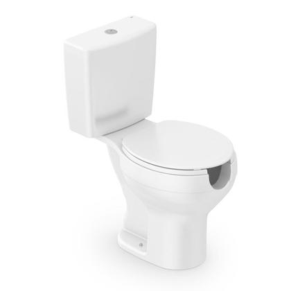 Imagem de Kit 3 Vaso Sanitário com Caixa Acoplada e Assento com Abertura Acesso Incepa