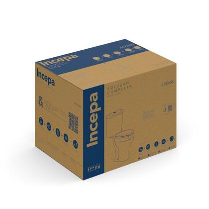 Imagem de Kit 3 Vaso Sanitário com Caixa Acoplada e Assento com Abertura Acesso Incepa