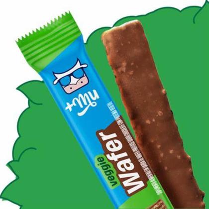 Imagem de Kit 3 Veggie Wafer Chocolate Vegetal 5G De Proteina +Mu