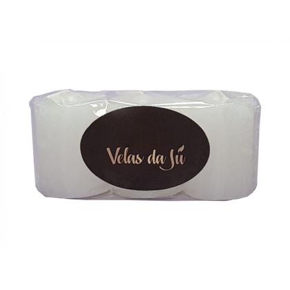 Imagem de Kit 3 Velas Aromáticas Perfumadas Com Aroma De Lavanda