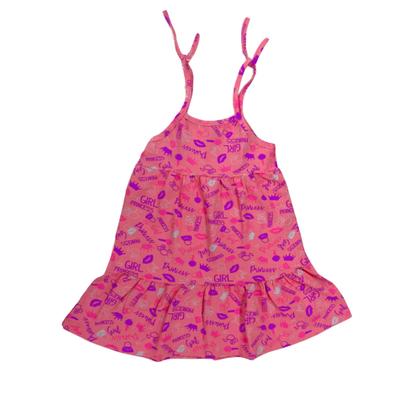 Imagem de Kit 3 Vestidos de Alcinha Infantil Roupa Menina Verão Estampado Sortidos