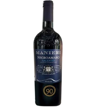 Imagem de Kit 3 Vinho Tinto Italiano Manieri Negroamaro Salento Igt