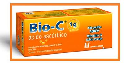 Imagem de Kit 3 Vitamina Bio-C Ácido ascórbico 10cmp - União Química