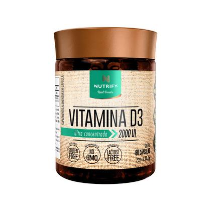 Imagem de Kit 3 Vitamina D3 2000 UI Nutrify 60 Cápsulas