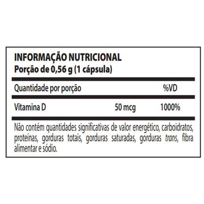 Imagem de Kit 3 Vitamina D3 2000 UI Nutrify 60 Cápsulas