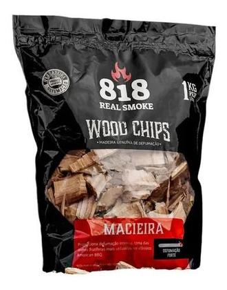 Imagem de Kit 3 Wood Chips + Smoke Box Lenha defumador churrasco Natal