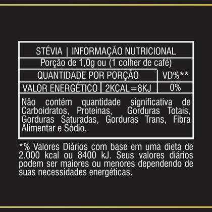 Imagem de Kit 3 x Adoçante Stevia Color Andina 100% Natural Em Pó Pote 40g Sem Sabor Residual Amargo